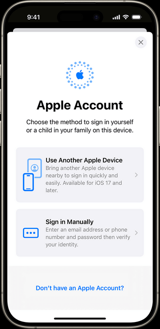 iPhone設定手順①