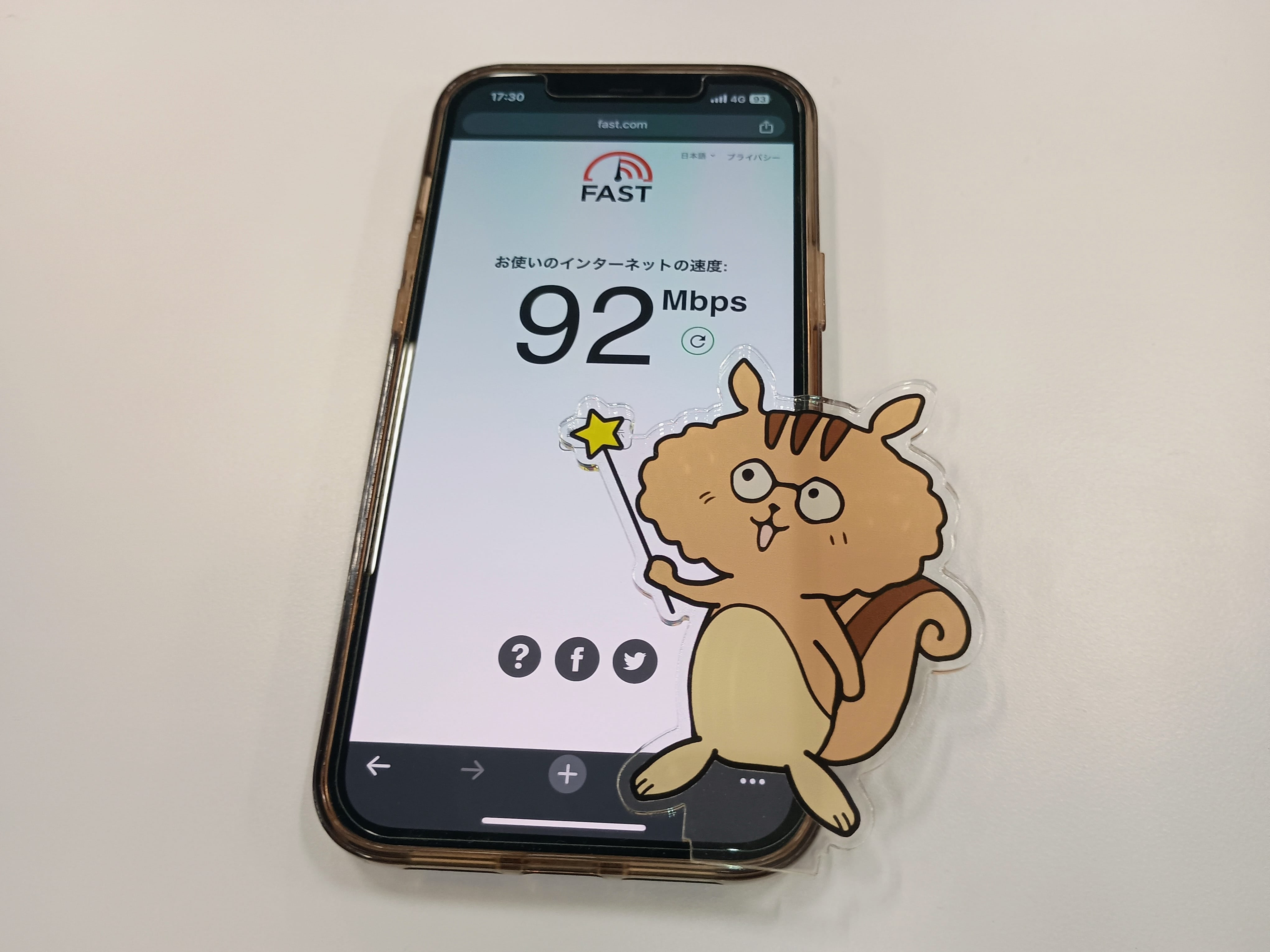 LINEMOの実測値