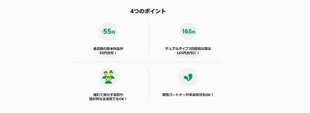 家族割引