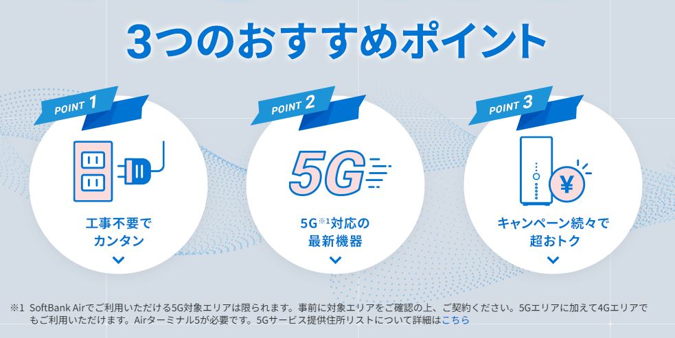 SoftBank Air 家庭用Wi-Fi／ホームルーター