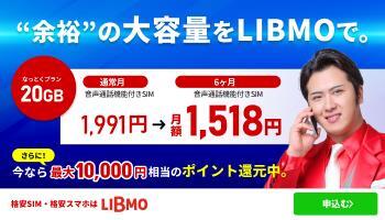 格安SIMlibmo