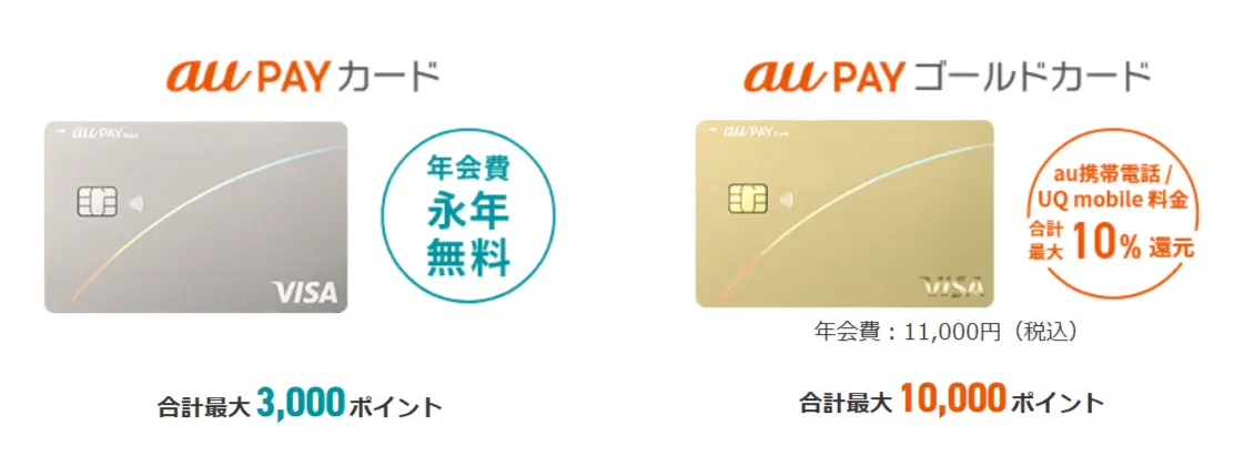 UQモバイル『au PAYカード』新規入会・利用で最大10,000Pontaポイント
