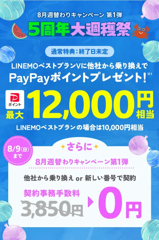 LINEMO週穫祭
