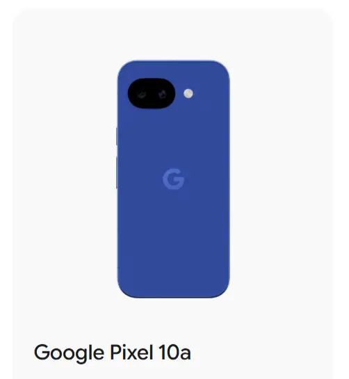 Google　Pixel　10a
