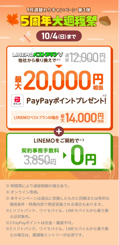 LINEMO週穫祭