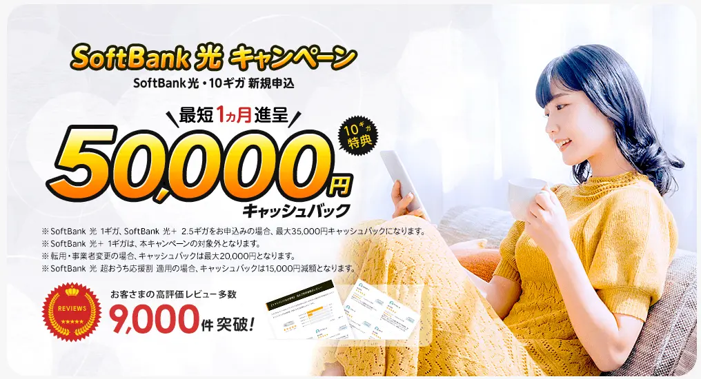 エヌズカンパニー ソフトバンク光