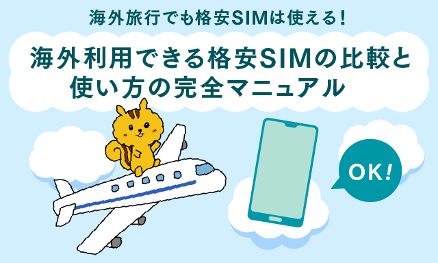 海外旅行でも格安simは使える 海外利用できる格安simの比較と使い方の完全マニュアル インターネット 格安simのソルディ